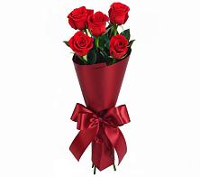 Букет 5 Красных роз Эдлесс Лав в Прокудском