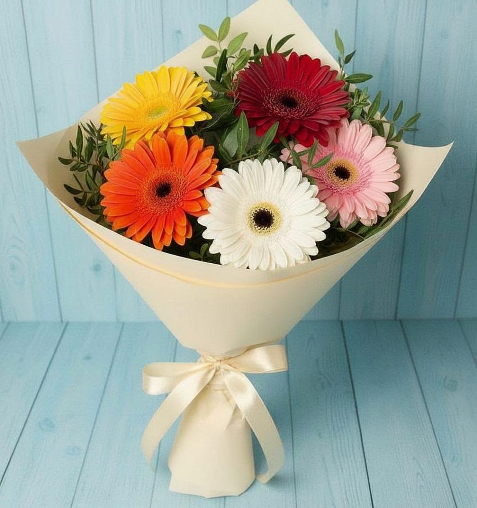 Букет цветов из: Герберы в Прокудском