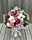 Букет цветов из: Альстромерии, Гвоздики, Розы и Хризантемы в Прокудском