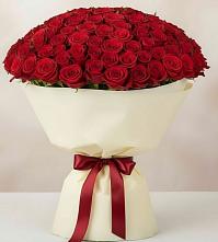 Букет 101 Красная роза Милано в Прокудском