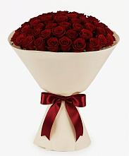 Букет 101 Бордовая роза Блэк Бакарра в Прокудском