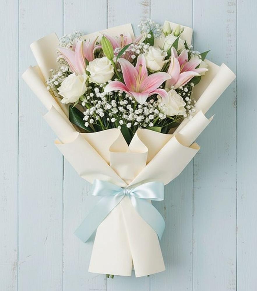 Букет цветов из: Лилии в Прокудском