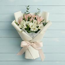 Букет цветов из:  Альстромерии в Прокудском