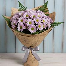 Букет цветов из:  Хризантемы #REPLACE_PRED# Прокудском
