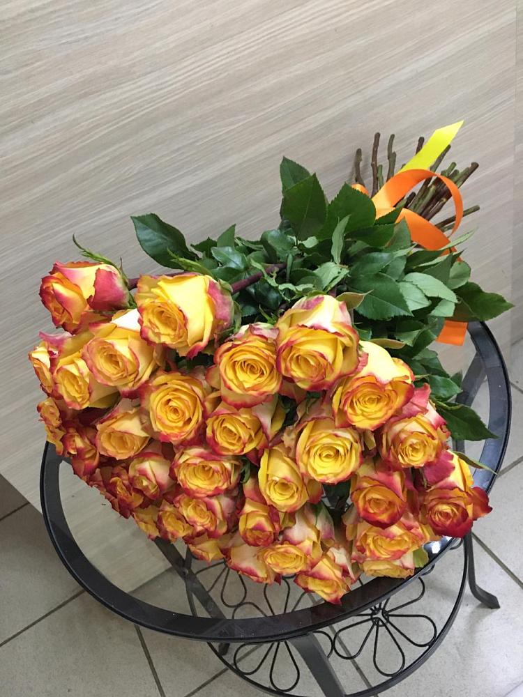 Букет Желтые розы в Прокудском