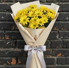 Букет цветов из:  Хризантемы #REPLACE_PRED# Прокудском