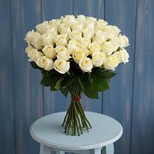 Букет 51 Белая роза Эдлесс Лав #REPLACE_PRED# Прокудском