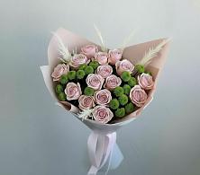 Букет цветов из:  Розы и Хризантемы в Прокудском