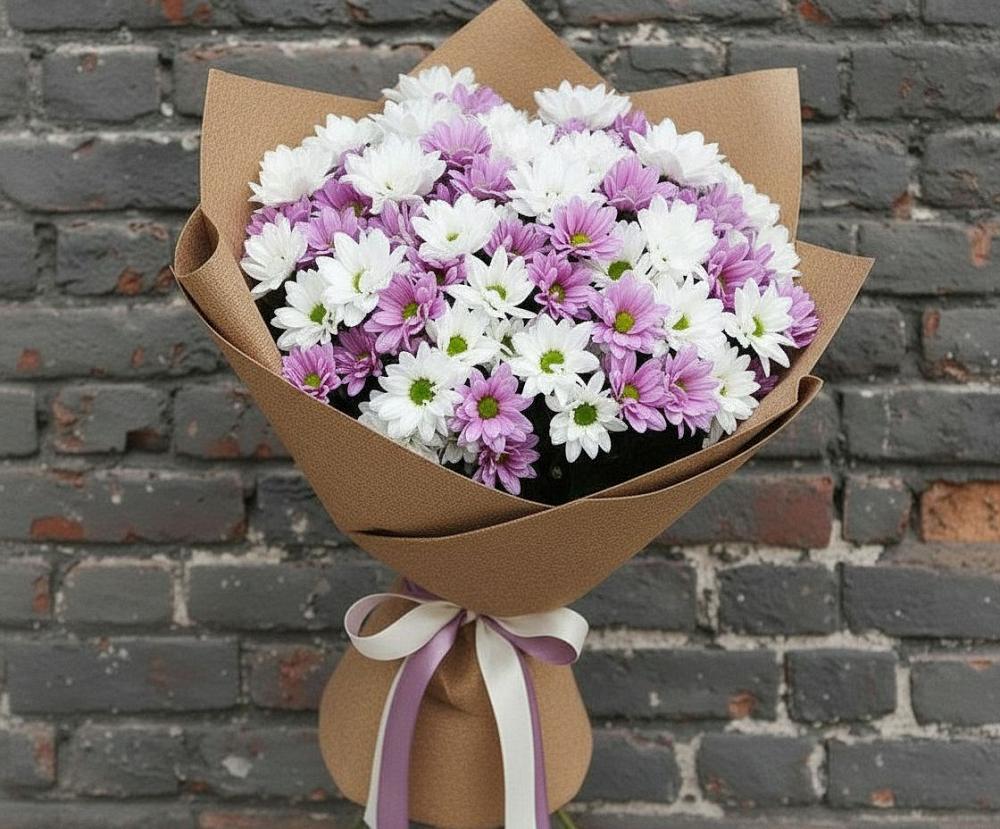 Букет цветов из: Хризантемы в Прокудском