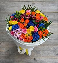 Букет цветов из:  Розы и Хризантемы #REPLACE_PRED# Прокудском