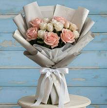Букет цветов из:  Розы #REPLACE_PRED# Прокудском