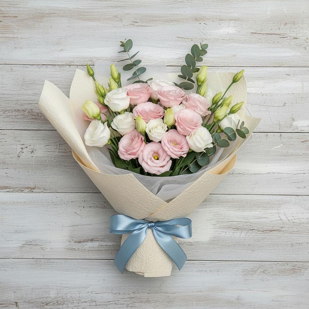 Букет цветов из: Лизиантусы в Прокудском